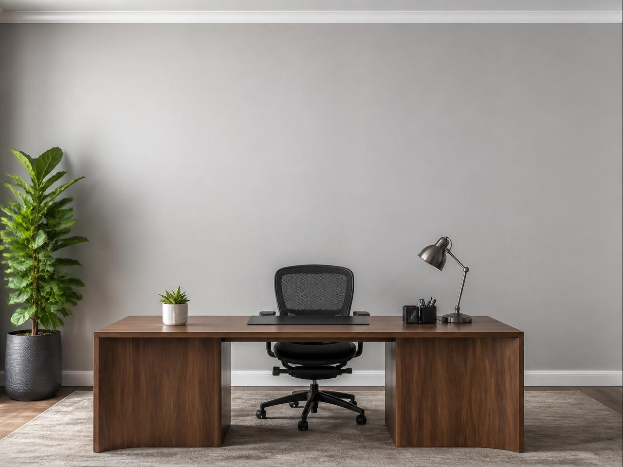 Home Office Desk Wall